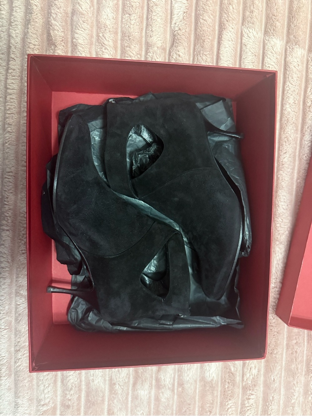 Salvatore Ferragamo Black Suede Relativa 7cm Ankle Booties